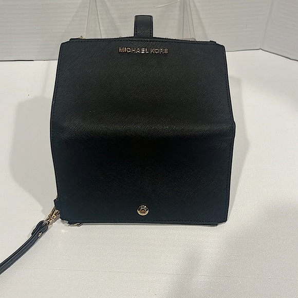 Michael kors black saffiano smartphone wristlet wallet - Picture 3 of 5